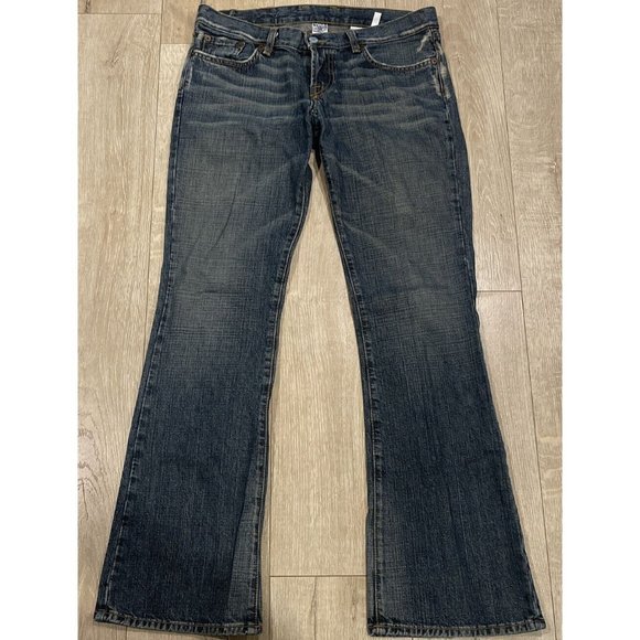 Vintage Lucky Brand Dungarees Dream Jean Blue Jeans Button Fly 6/28 USA Made - Picture 3 of 11